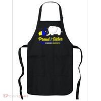 Proud Sister Down Syndrome Awareness Elephant Apron thumb 0