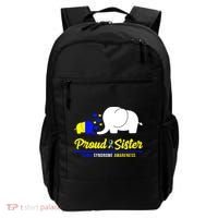 Proud Sister Down Syndrome Awareness Elephant Backpack thumb 0