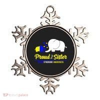 Proud Sister Down Syndrome Awareness Elephant Ornament thumb 0