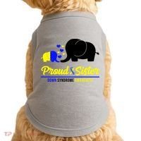 Proud Sister Down Syndrome Awareness Elephant Doggie Tank thumb 0