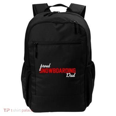 Proud Snowboarding Dad Gift Backpack