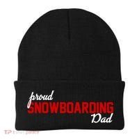 Proud Snowboarding Dad Gift Beanie thumb 0