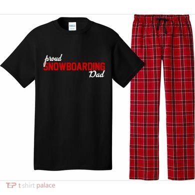 Proud Snowboarding Dad Gift Pajama Set