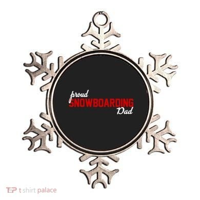 Proud Snowboarding Dad Gift Ornament