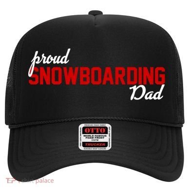 Proud Snowboarding Dad Gift Hat