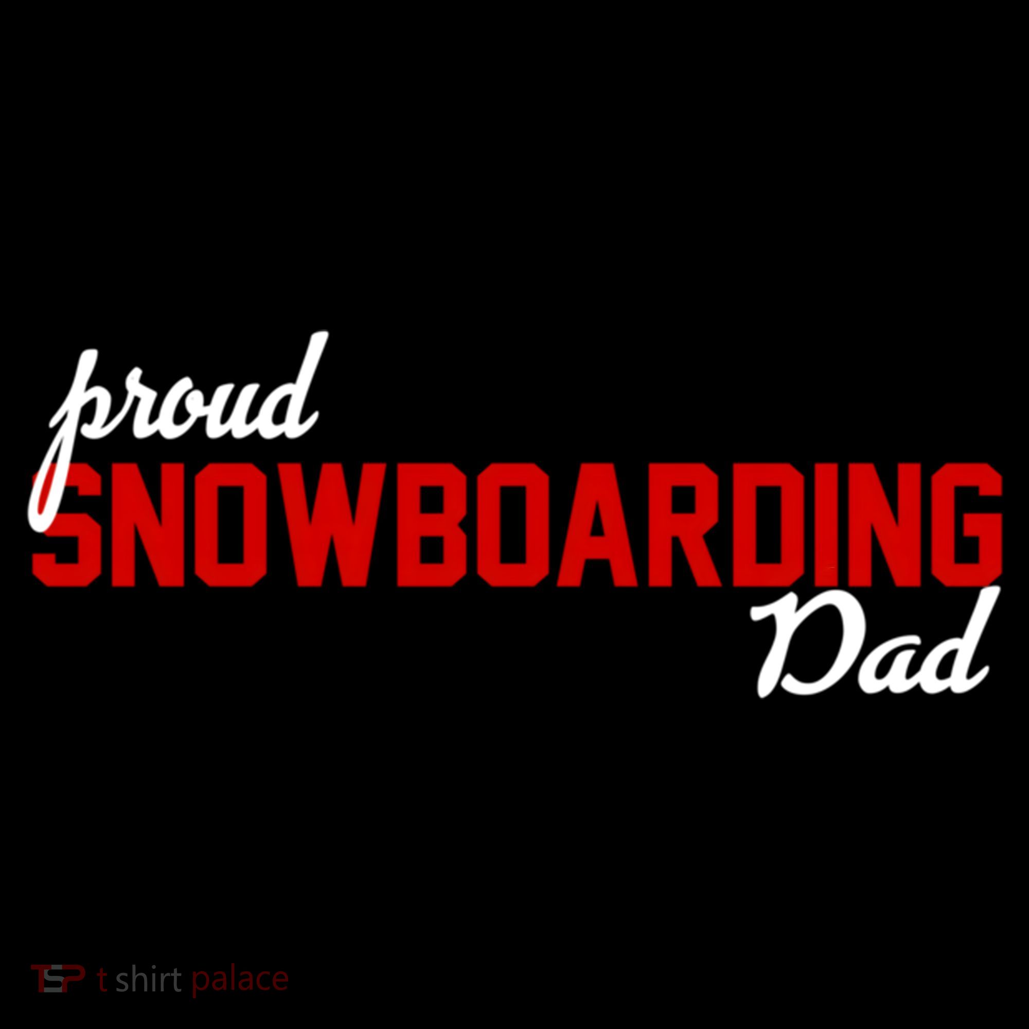 Proud Snowboarding Dad Gift Wool Snapback Cap