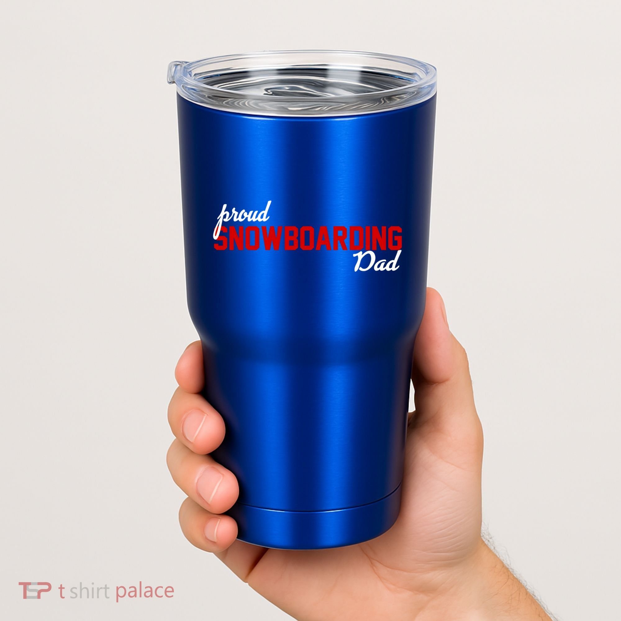 Proud Snowboarding Dad Gift Tumbler