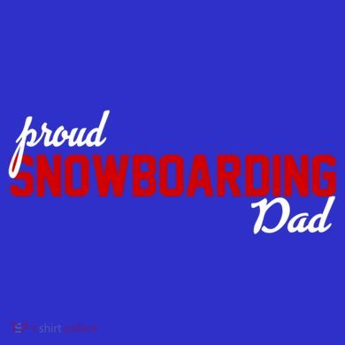 Proud Snowboarding Dad Gift Magnet