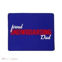 Proud Snowboarding Dad Gift Mousepad thumb 0