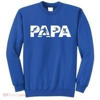Papa Surf Dad Funny Papa Surfing Fathers Day Funny Gift Sweatshirt thumb 0