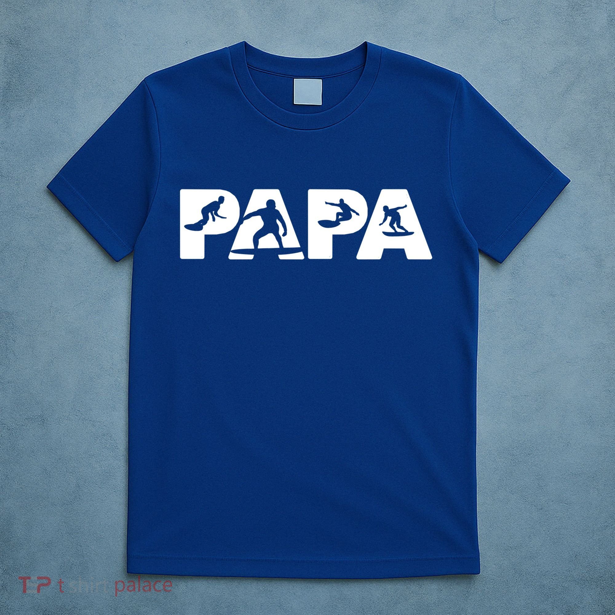 Papa Surf Dad Funny Papa Surfing Fathers Day Funny Gift T-Shirt