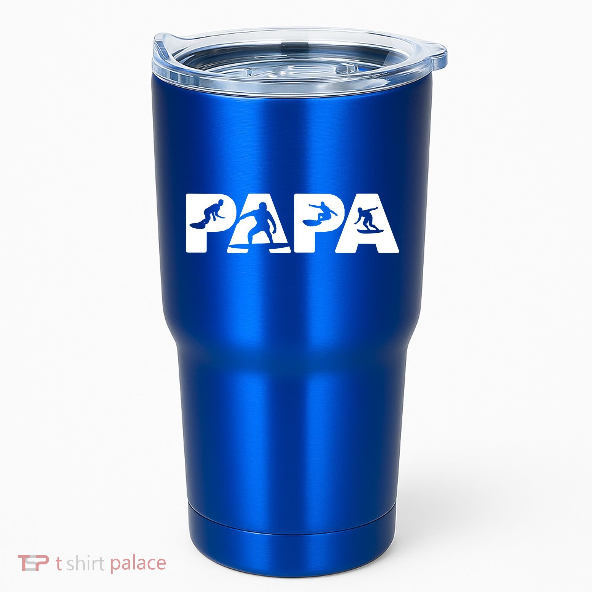 Papa Surf Dad Funny Papa Surfing Fathers Day Funny Gift Tumbler