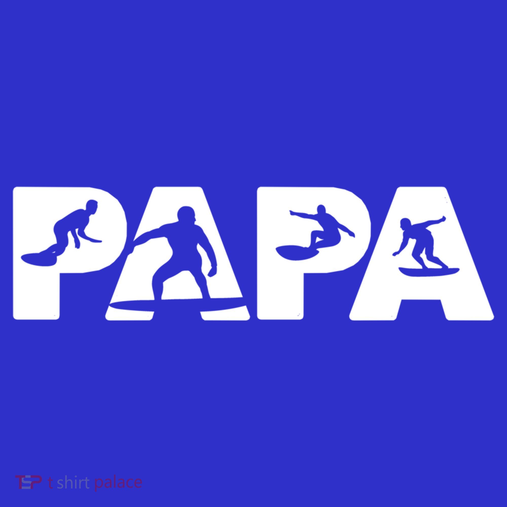 Papa Surf Dad Funny Papa Surfing Fathers Day Funny Gift Visor