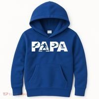 Papa Surf Dad Funny Papa Surfing Fathers Day Funny Gift Kids Hoodie thumb 0