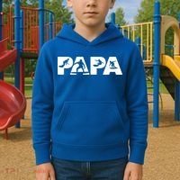 Papa Surf Dad Funny Papa Surfing Fathers Day Funny Gift Kids Hoodie thumb 2
