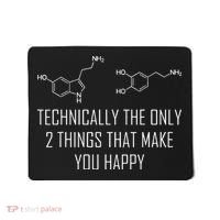 Psychology Serotonin Dopamine Chemical Formula Psychologist Mousepad thumb 0