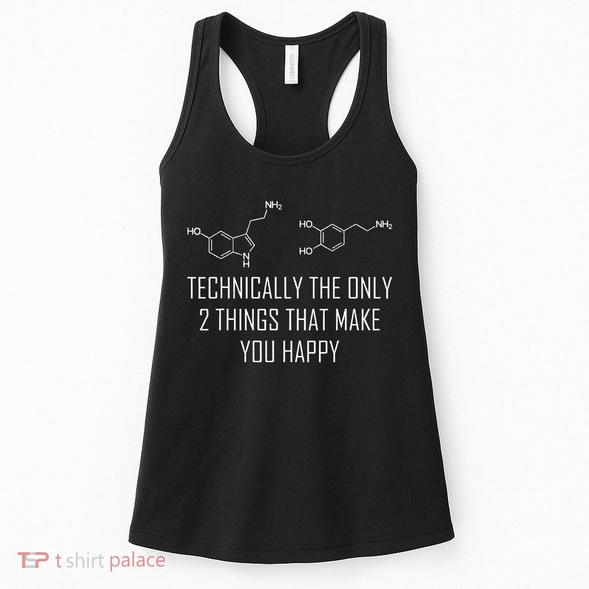 Psychology Serotonin Dopamine Chemical Formula Psychologist Women's Tank Top