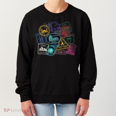 Passport Stamps Edition Travel Women's Sweatshirt