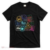 Passport Stamps Edition Travel T-Shirt thumb 0