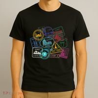 Passport Stamps Edition Travel T-Shirt thumb 3