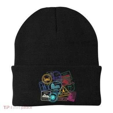 Passport Stamps Edition Travel Beanie