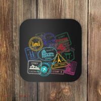 Passport Stamps Edition Travel Coaster thumb 0