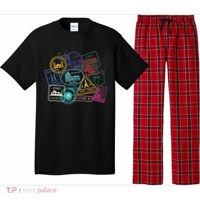 Passport Stamps Edition Travel Pajama Set