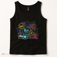 Passport Stamps Edition Travel Tank Top thumb 2