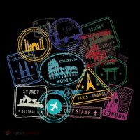 Passport Stamps Edition Travel Tank Top thumb 6
