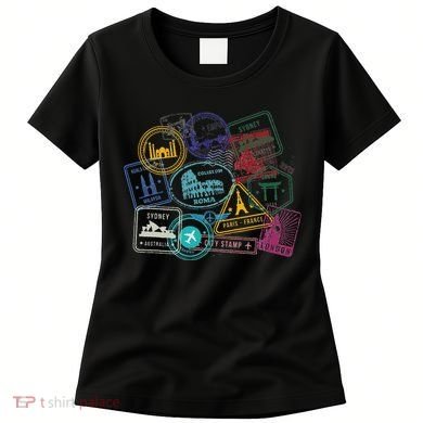 Passport Stamps Edition Travel Women's T-Shirt