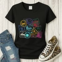 Passport Stamps Edition Travel Women's T-Shirt thumb 3