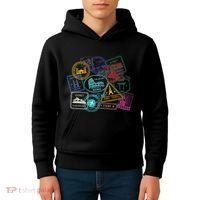 Passport Stamps Edition Travel Kids Hoodie thumb 4