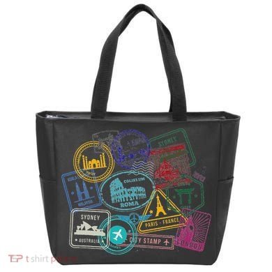 Passport Stamps Edition Travel Tote Bag