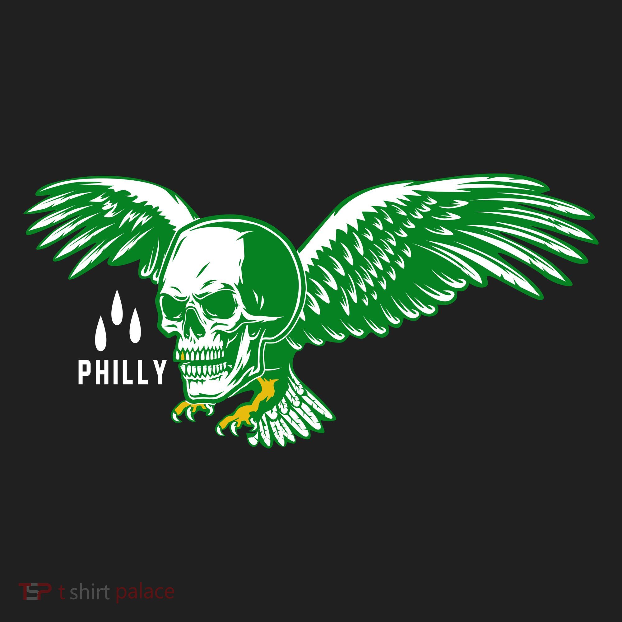 Philly Skull Eagle Women's Sweatshirt