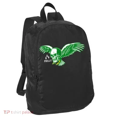 Philly Skull Eagle Port Authority Crush Ripstop Backpack