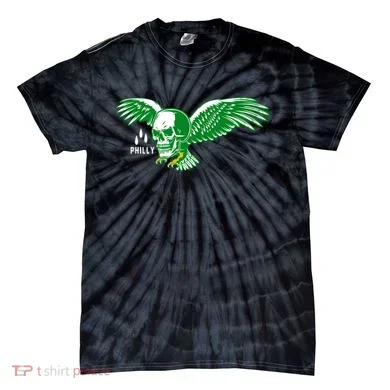 Philly Skull Eagle Tie-Dye T-Shirt