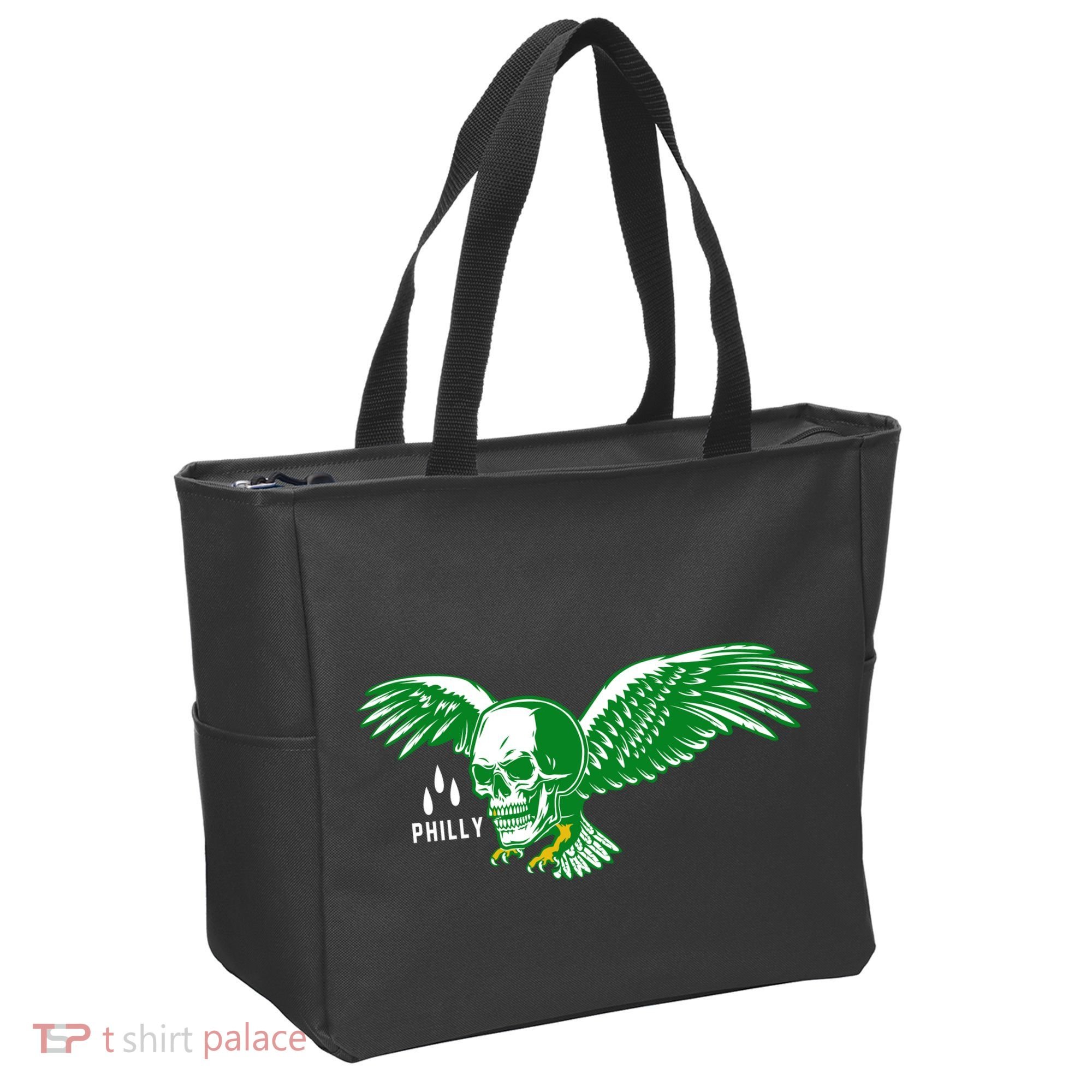 Philly Skull Eagle Tote Bag