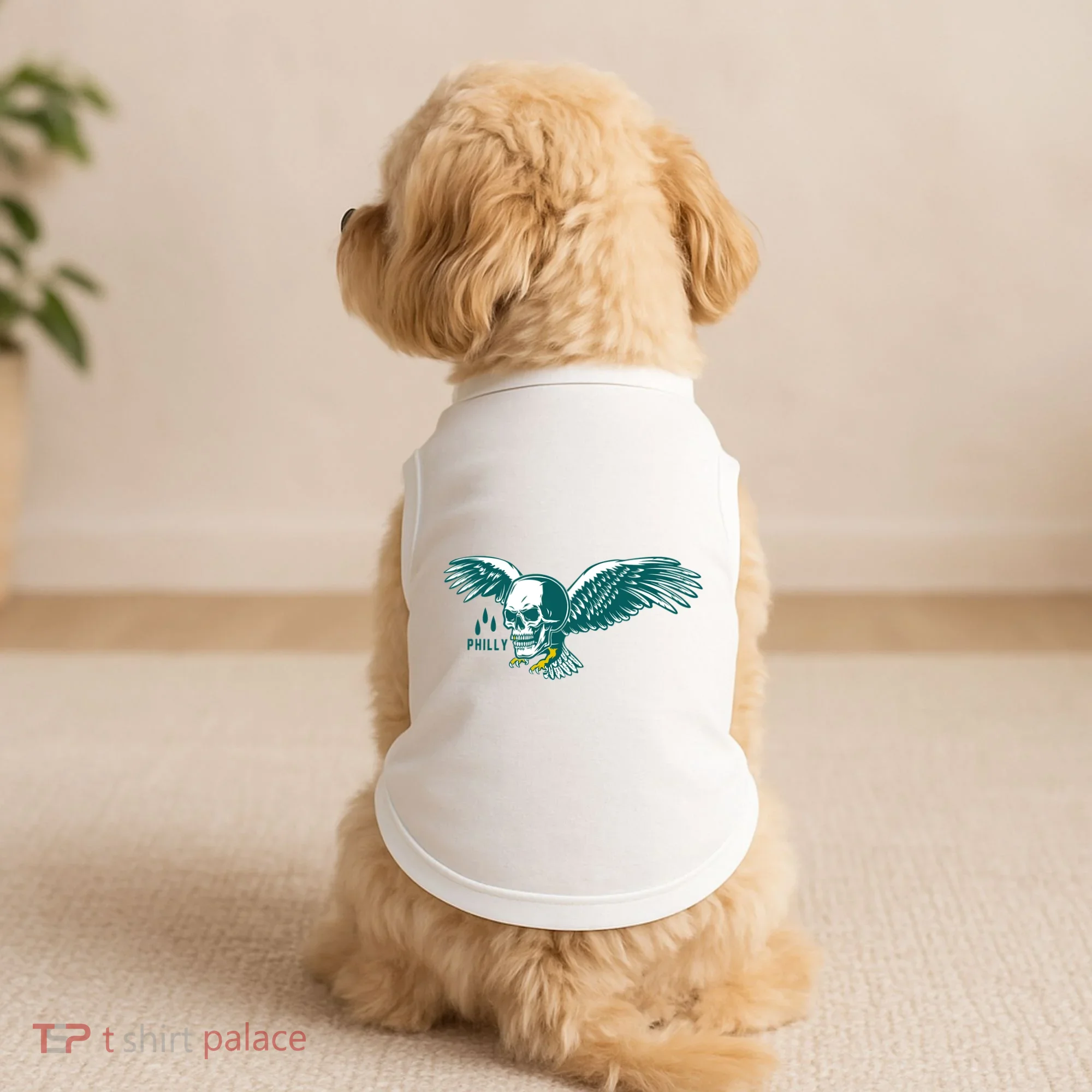 Philly Skull Eagle Doggie Tank