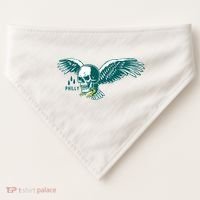 Philly Skull Eagle USA-Made Doggie Bandana thumb 0