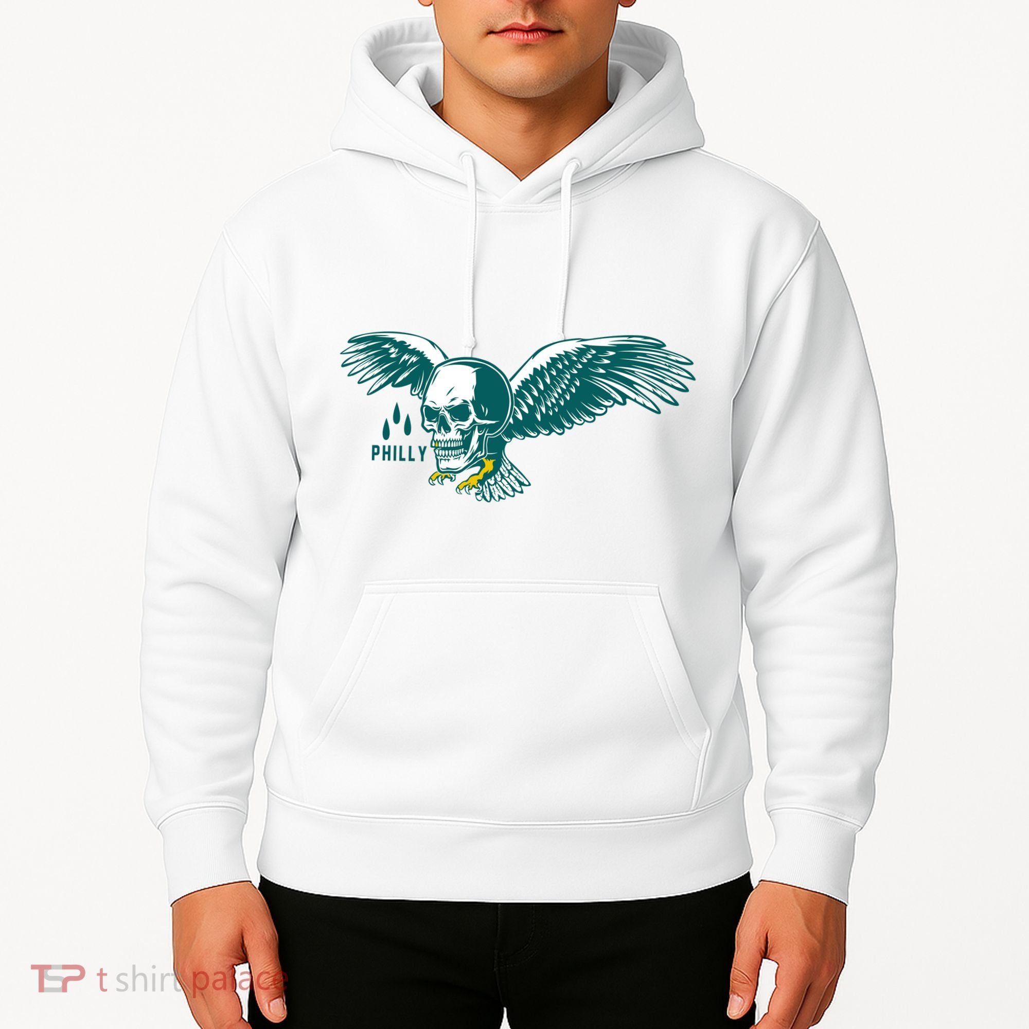 Philly Skull Eagle Hoodie