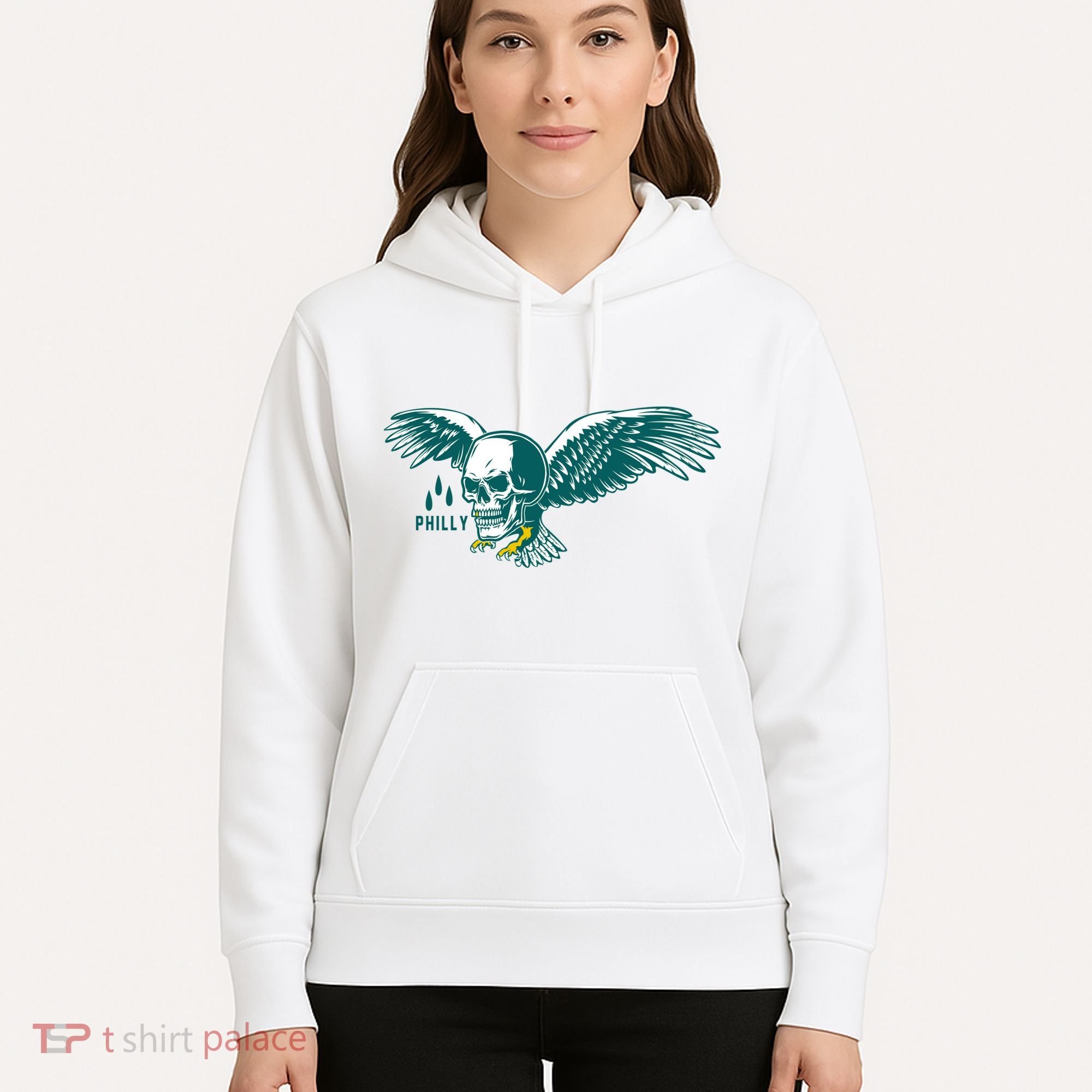 Philly Skull Eagle Hoodie