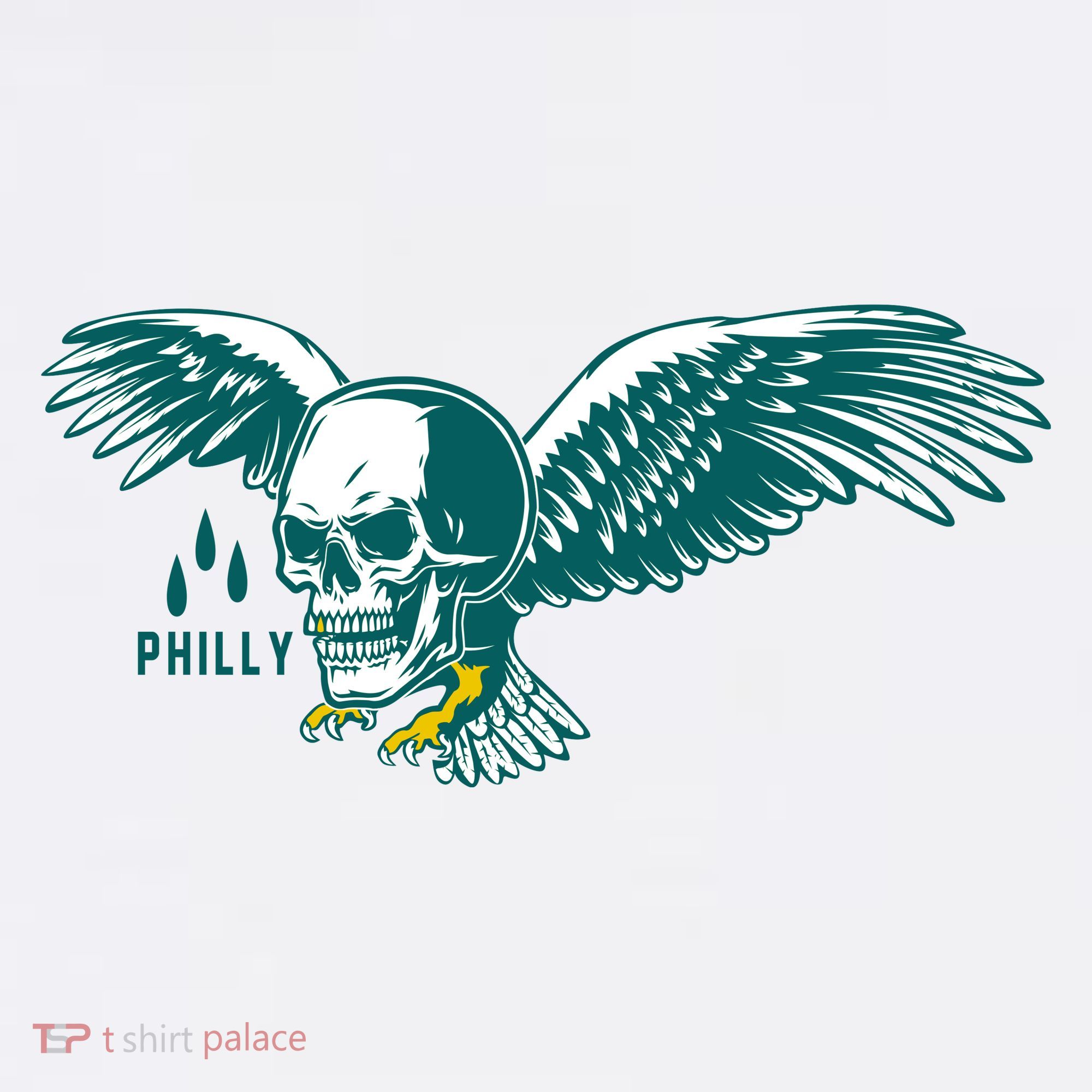 Philly Skull Eagle Hoodie
