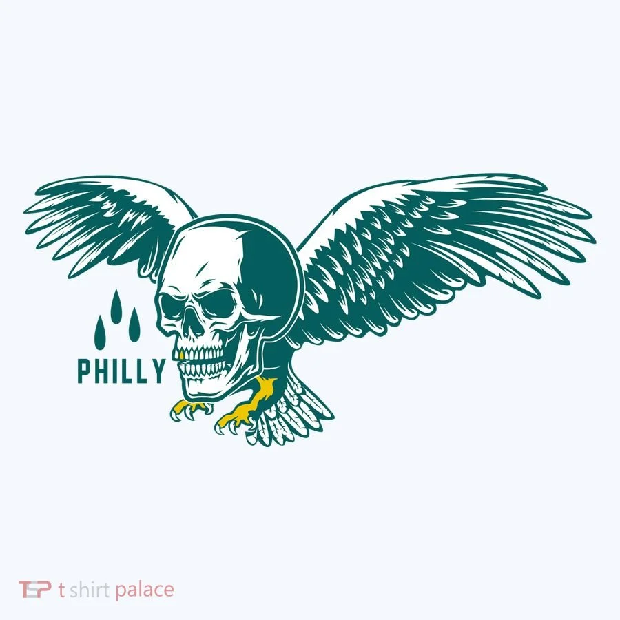 Philly Skull Eagle Hoodie