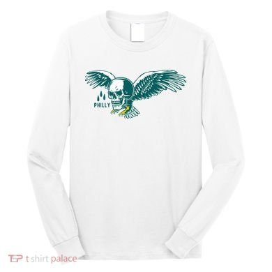 Philly Skull Eagle Long Sleeve Shirt