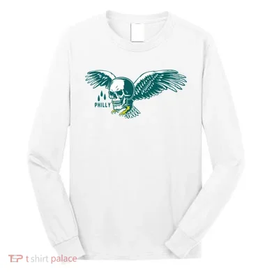 Philly Skull Eagle Long Sleeve Shirt