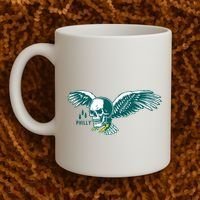 Philly Skull Eagle Coffee Mug thumb 2