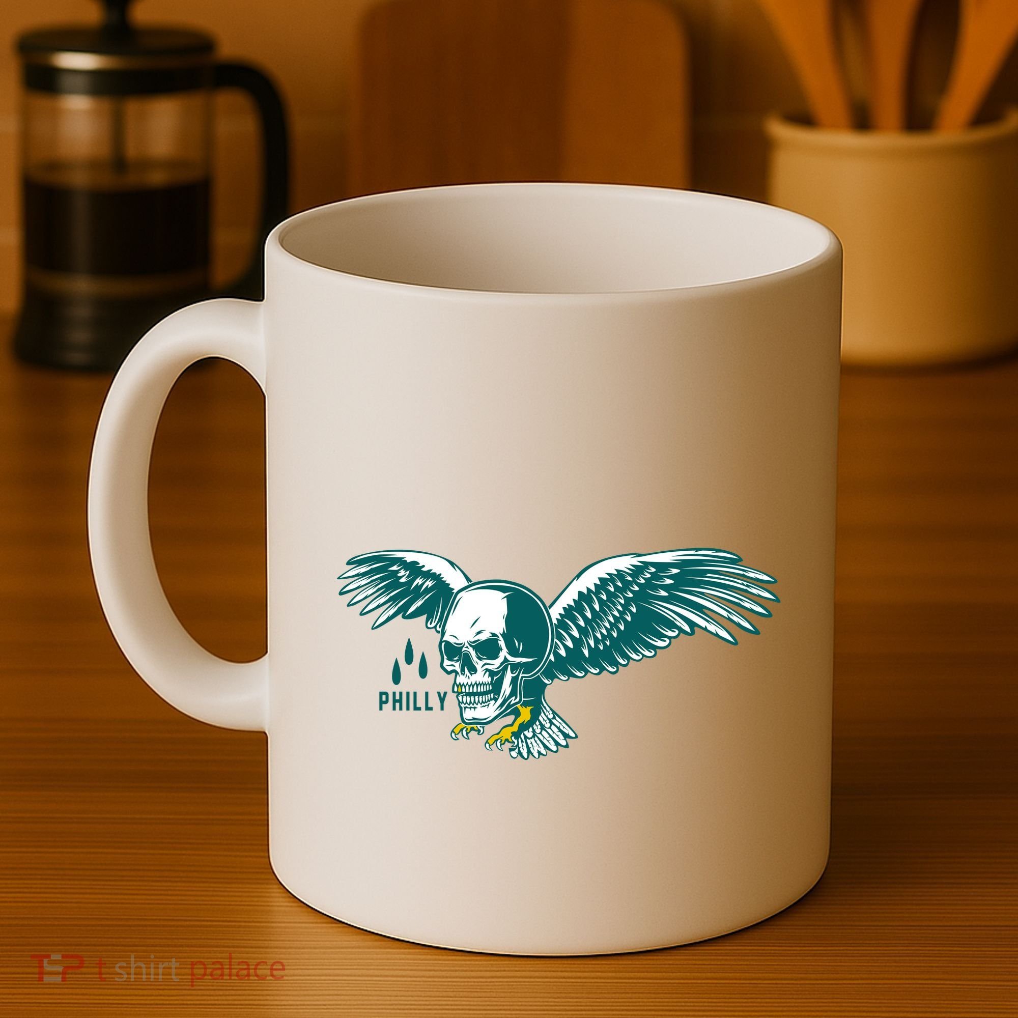 Philly Skull Eagle Coffee Mug