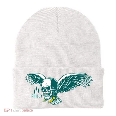 Philly Skull Eagle Beanie