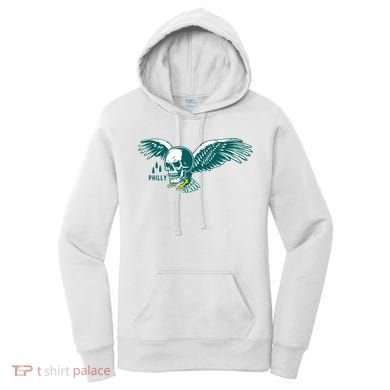 Philly Skull Eagle Women's Hoodie