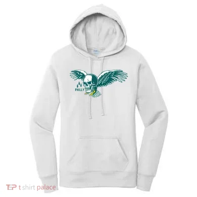 Philly Skull Eagle Women's Hoodie